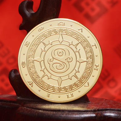 企业足金纪念章定制