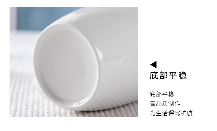 白色马克杯LOGO定制 简约酒店杯子定做 订制广告陶瓷杯厂家刻字