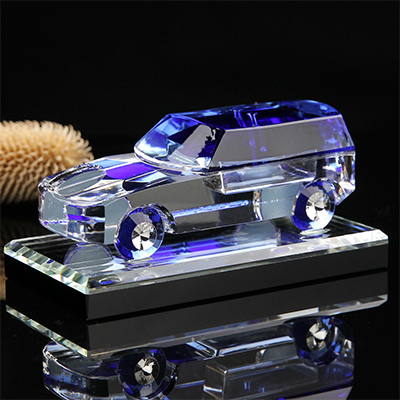汽车摆件水晶玻璃车模定制 车载汽车香水创意高档摆件 车内装饰品工艺品直销