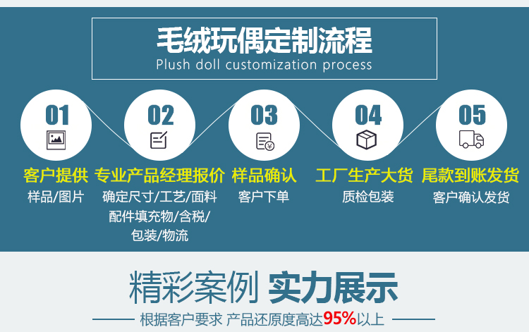 公仔玩偶来图定做 明星公仔棉花娃娃定制 企业吉祥物设计制作厂家