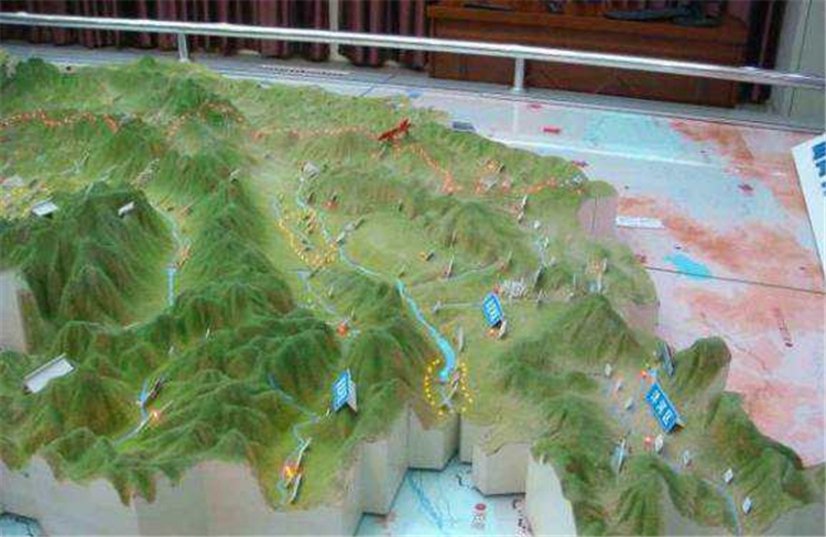 定制地形地貌沙盘模型 中国地形图农业沙盘 厂区学校光伏区域沙盘