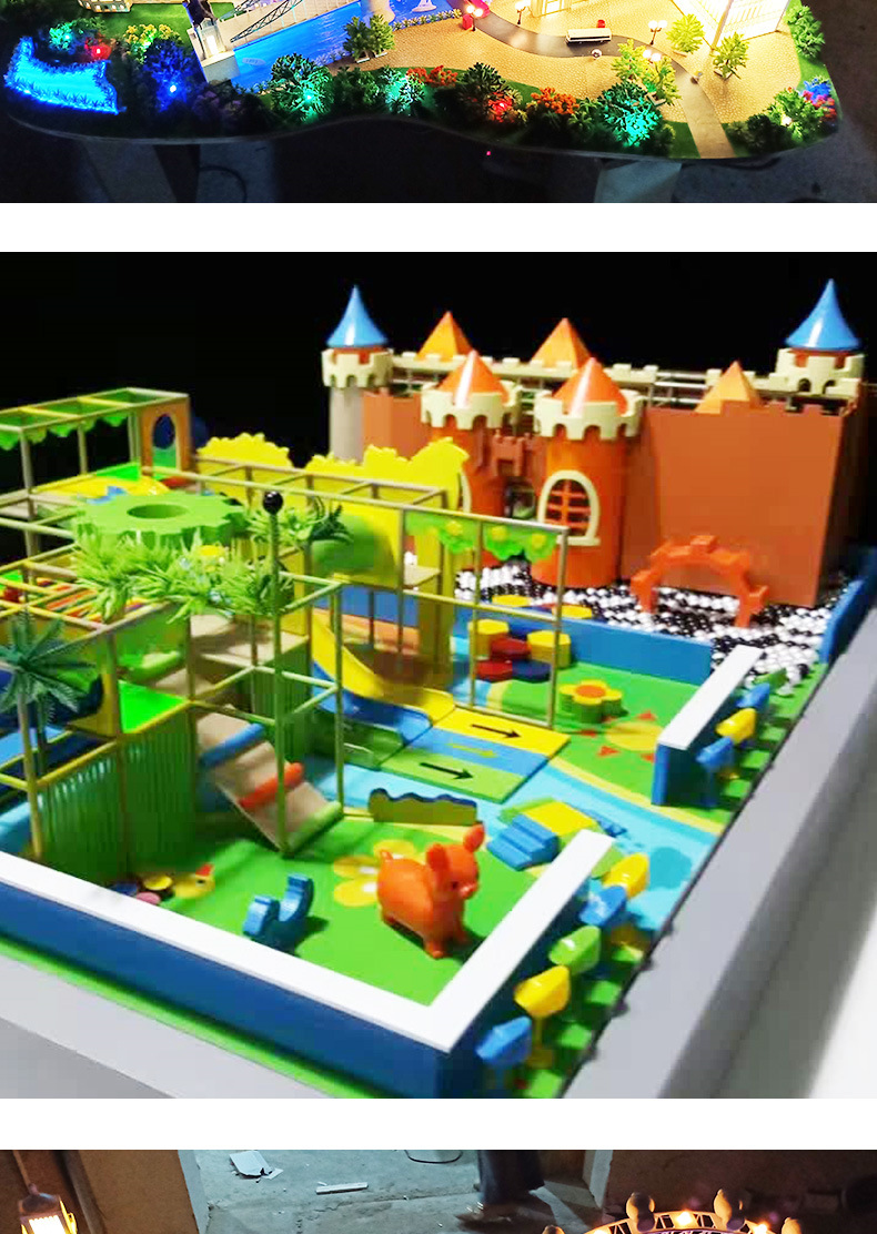 游乐园展示模型定制 大型游乐场模型定制 沙盘模型订做